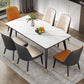 Simple Kitchen Standard Dining Table Sintered Stone Rectangle Dining Table with 4 Legs Base Clearhalo ' dining_table' 'Dining Tables & Seating' 'Dining Tables' 'furn' 'furn_dining_table' 'Furniture' 'furniture_dining_table' 'Kitchen & Dining Furniture' 'kitchen&dining_furn' 'kitchen' 'kitchen_dining_table' 1200x1200_270d8087-eb06-4651-beaa-ee9f794240ac
