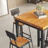 Industrial Metal Bar Stool Low Back Bar Stool with Black Base