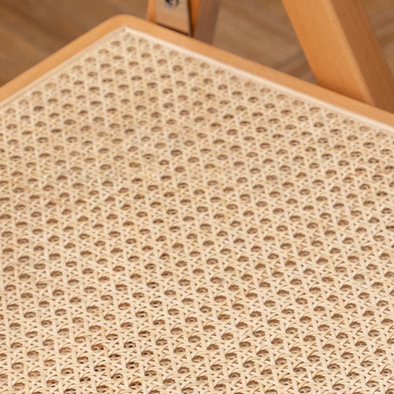 Traditional Folding Rattan Side Chair Wood Dining Side Chair Clearhalo 'Dining Chairs' 'Dining Tables & Seating' 'dining_chair' 'furn' 'furn_dining_chair' 'Furniture' 'Kitchen & Dining Furniture' 1200x1200_270e937f-563f-455a-bcd2-2dfcecad9e49