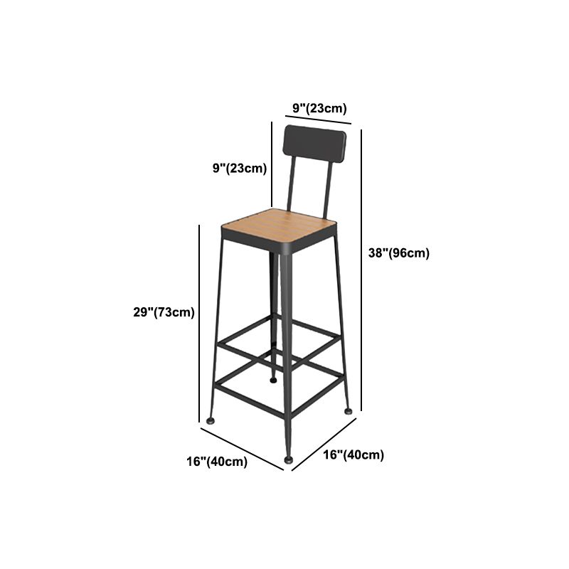 Industrial Bar Table Set 1/2/5 Pcs Rectangular Bar Table and Stools Clearhalo 'Bar Furniture' 'furn' 'furn_home_bar_bar_sets' 'Furniture' 'Home Bars & Bar Sets' 'home_bar_bar_sets' 'Kitchen & Dining Furniture' 1200x1200_2710002e-eea6-4824-a484-a22277639fe2