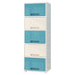 5-Door Storage Cabinet with Legs Non-Hanging Armoire for Home