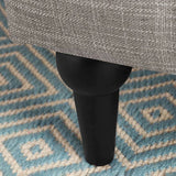 Tufted Fabric Sofa with Tuxedo Arm in Gray Contemporary Style Clearhalo 'furn' 'furn_sofas' 'Furniture' 'Living Room Furniture' 'Sofa' 'sofas' 1200x1200_2713db8f-1825-44be-a921-1c160591fee4