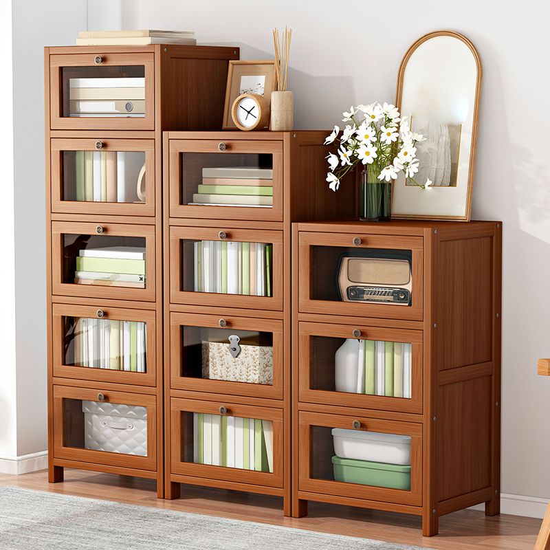 Modern Rectangle Accent Cabinet Glass Scratch Resistant Storage Cabinet Clearhalo 'Cabinets & Chests' 'cabinets_chests' 'furn' 'furn_cabinets_chests' 'Furniture' 'Living Room Furniture' 1200x1200_2713ebc8-9eb3-49bc-8049-e638ab9bc40b