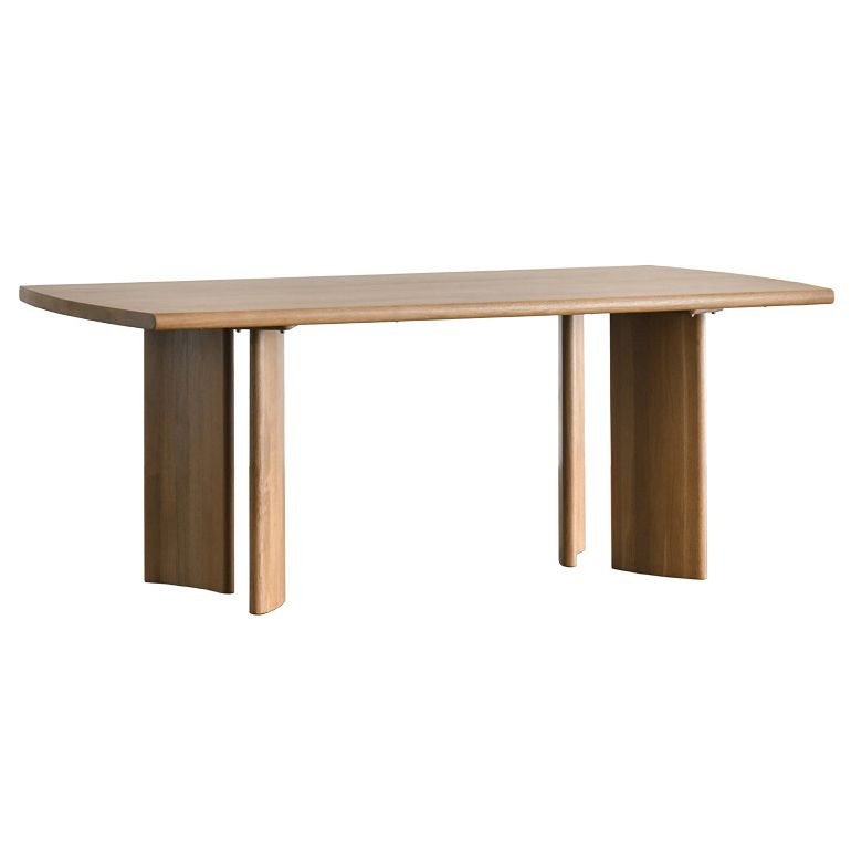 Mesa de comedor de estilo contemporáneo Mesa de cena de madera maciza para la casa de la cocina