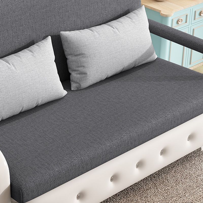 33.46 "Hスクエアアームスリーパースカンジナビアスタイルのソファベッド付きソファベッド