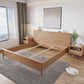 Contemporary Standard Bed Espresso Solid Wood Panel Bed with Headboard Clearhalo 'Bedroom Furniture' 'Beds' 'furn' 'furn_beds' 'Furniture' 1200x1200_2714f7a1-a910-4cd7-a744-baeaf8a02b55