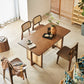 Rectangle Dinette Table Simplicity Style Solid Wood Dinner Room Kitchen Table Clearhalo 'Dining Tables & Seating' 'Dining Tables' 'dining_table' 'furn' 'furn_dining_table' 'Furniture' 'furniture_dining_table' 'Kitchen & Dining Furniture' 'kitchen' 'kitchen_dining_table' 1200x1200_27167838-3b43-4732-bd68-921f887b4997