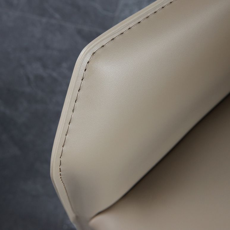 Matte Finish Solid Back Chair Designer Style Home Leather Arm Chair Clearhalo 'Dining Chairs' 'Dining Tables & Seating' 'dining_chair' 'furn' 'furn_dining_chair' 'Furniture' 'Kitchen & Dining Furniture' 1200x1200_271771dc-bb46-4038-9f35-fac46323f7d9