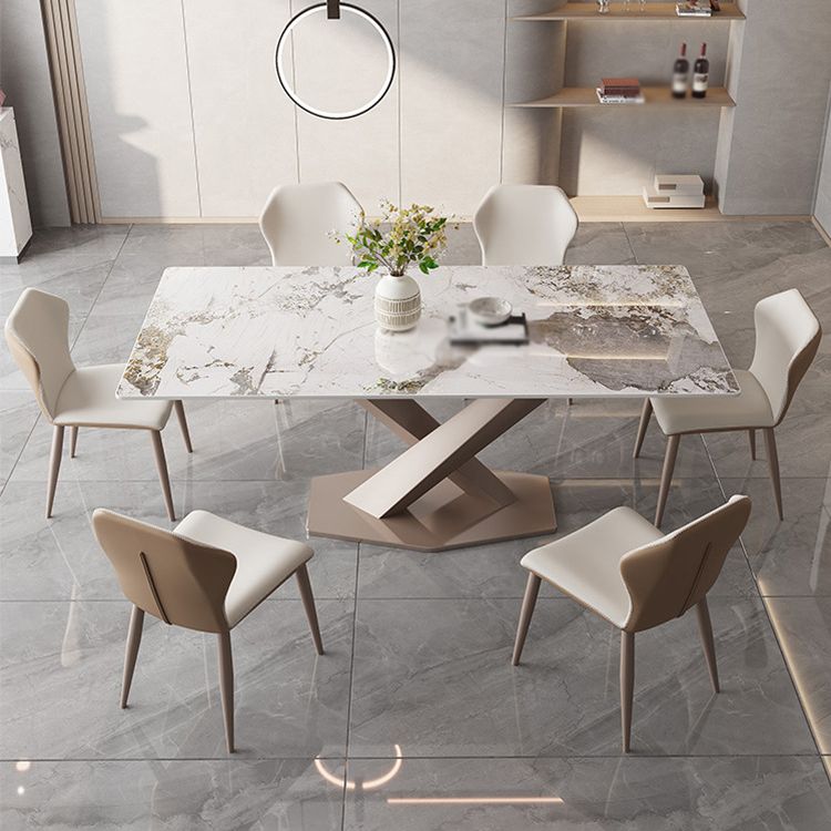 Contemporary 1/2/5/7/9 Pieces Dinette Set Rectangle Dining Table Set Clearhalo 'Dining Room Sets' 'Dining Tables & Seating' 'dining_room_set' 'furn' 'furn_dining_room_set' 'Furniture' 'furniture_dining_room_set' 'Kitchen & Dining Furniture' 'kitchen&dining_furn' 'kitchen' 1200x1200_27190327-950f-4c50-8e78-b96e912df24f