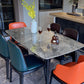 4 Legs Dining Table Rectangle Sintered Stone Table for Kitchen