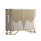 Base oro moderna sideboard a buffet a buffet con archiviazione