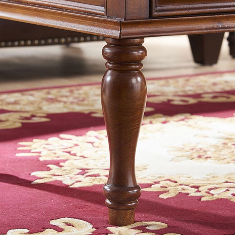 Farmhouse Wooden Square Side Table One Drawer Side Table with Four Wooden Legs Clearhalo 'Coffee & Accent Tables' 'End & Side Tables' 'end_side_table' 'end_side_tables' 'furn' 'furn_end_side_tables' 'Furniture' 'furniture_end_side_table' 'Living Room Furniture' 1200x1200_271d0a9a-45f9-44a1-a624-fdd4a57b6760