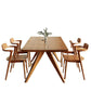 Rectangle Double Base Dining Table Medieval Modern Style Wood Table for Kitchen Clearhalo 'Dining Tables & Seating' 'Dining Tables' 'dining_table' 'furn' 'furn_dining_table' 'Furniture' 'Kitchen & Dining Furniture' 1200x1200_27218a0a-c9b0-4d62-b147-5a52f46009f9