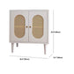 Contemporary Lower Shelf Nightstand Rattan Bedside Cabinet for Bedroom Clearhalo 'Bedroom Furniture' 'furn' 'furn_night_stand' 'Furniture' 'night_stand' 'Nightstands' 1200x1200_2725a56f-fd44-4c5f-b8d2-d591dee58288
