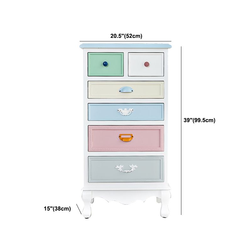 Nautische gemanipuleerde hout op de slaapkamer van hout opbergkast met laden