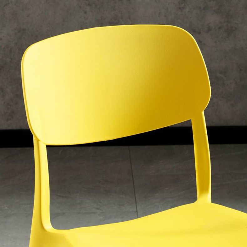 Nordic Chair Dining Armless Chairs for Kitchen with Plastic Legs Clearhalo 'Dining Chairs' 'Dining Tables & Seating' 'dining_chair' 'furn' 'furn_dining_chair' 'Furniture' 'furniture_dining_chair' 'Kitchen & Dining Furniture' 1200x1200_2727c0a4-2832-469c-baf4-4ab5e418ee52