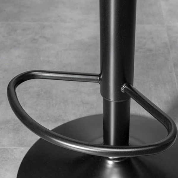 Industrial Style Leather Upholstered Barstool Adjustable Height Swivel Bar Stool Clearhalo 'Bar Furniture' 'Bar Stools' 'bar_stools' 'furniture_bar_stools' 'Kitchen & Dining Furniture' 'kitchen&dining_furn' 'kitchen' 'kitchen_furn' Furniture' 1200x1200_27296849-1279-42b1-9426-4145e76d19f7