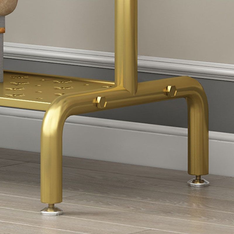 Glam Hall Stand Metal Hanging Rail e Kit di ingresso a scaffale inferiore