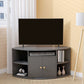 Engineered Wood Corner TV Stand Modern Style TV Cabinet with Doors Clearhalo 'furn' 'furn_tv_stands_entertainment_centers' 'Furniture' 'Living Room Furniture' 'TV Stands & Entertainment Centers' 'TV Stands & Media Storage Furniture' 'tv_stands_entertainment_centers' 1200x1200_272c1e31-e4f3-44ab-b250-f8f7bc52b28c
