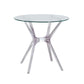 31.5" Modern Style Dining Table Round Glass Pedestal Dining Table for Home Use Clearhalo ' dining_table' 'Dining Tables & Seating' 'Dining Tables' 'furn' 'furn_dining_table' 'Furniture' 'furniture_dining_table' 'Kitchen & Dining Furniture' 'kitchen&dining_furn' 'kitchen' 'kitchen_dining_table' 1200x1200_272d34dc-6c35-41b5-b26d-aabf52ae3e77