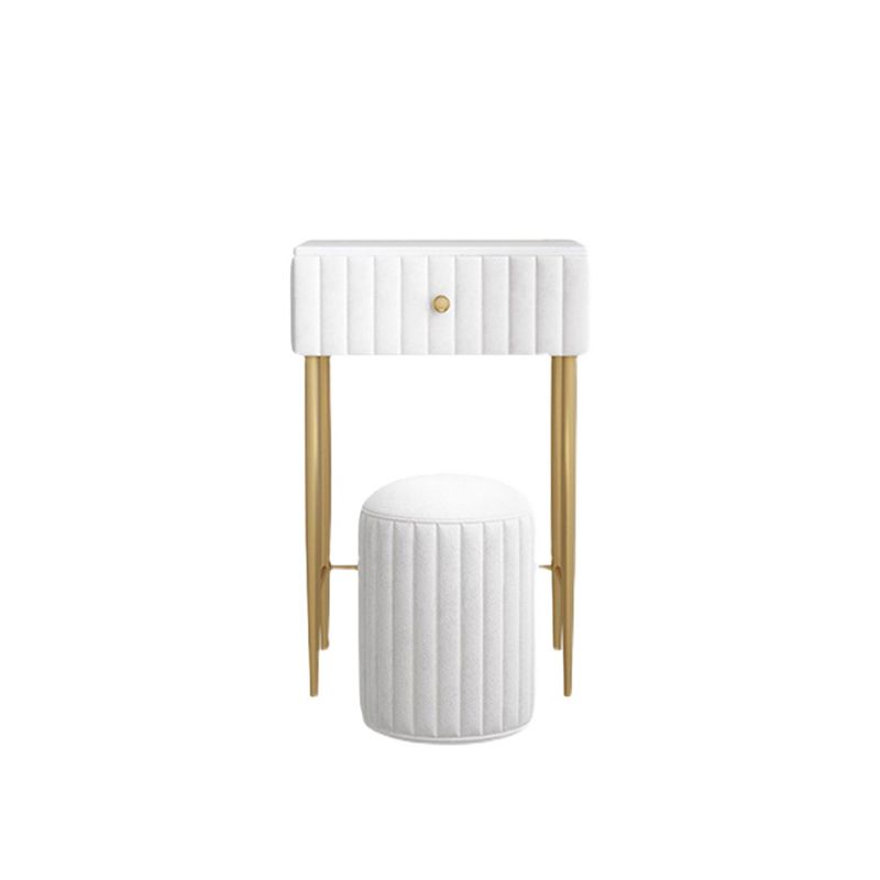 29,5 "hoher Glam Make -up Eitelkeitschreibtisch 1 Schubladen Schminktisch für Schlafzimmer