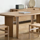 Rectangle Industrial Dining Table 4 Legs Fixed Table with Solid Wood Clearhalo ' dining_table' 'Dining Tables & Seating' 'Dining Tables' 'furn' 'furn_dining_table' 'Furniture' 'furniture_dining_table' 'Kitchen & Dining Furniture' 'kitchen&dining_furn' 'kitchen' 'kitchen_dining_table' 1200x1200_2731ec45-1c4b-4e7e-b942-5aa9018bc992