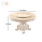 Solid Wood Victorian Round Dining Table Faux Marble Top Table with Wooden Pedestal Clearhalo 'Dining Tables & Seating' 'Dining Tables' 'dining_table' 'furn' 'furn_dining_table' 'Furniture' 'furniture_dining_table' 'Kitchen & Dining Furniture' 'kitchen' 'kitchen_dining_table' 1200x1200_27323f3f-702f-40bd-900e-ac1a5345652b