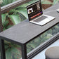 Industrial Bar-height Table Stone Top Pub Table with Black Base Clearhalo 'Bar Furniture' 'Bar Tables' 'bar_tables' 'furn' 'furn_bar_tables' 'Furniture' 'Kitchen & Dining Furniture' 1200x1200_27392565-fcfe-47c5-8127-8c6e270f5834