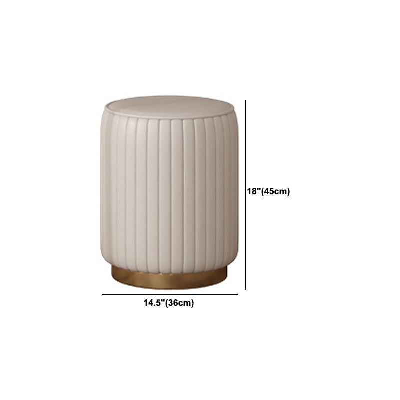 White Stone Top Vanity Makeup Table Modern 15.75" D Vanity Table with Storage