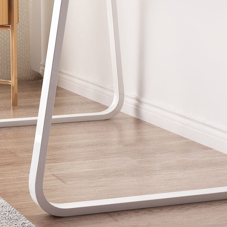 Bureau de bureau en verre moderne Base de traîneau 29.54 "TEL