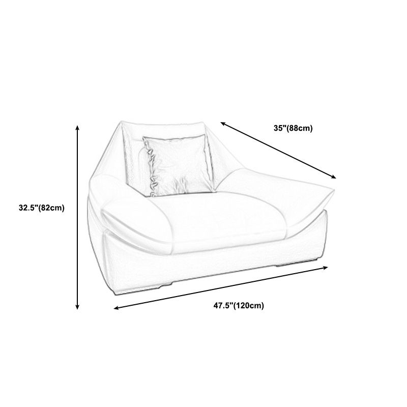 Tufted Faux Leather Pillow Top Arm Sofa with Stain Resistant and Waterproof Clearhalo 'furn' 'furn_sectionals' 'Furniture' 'furniture_sectionals' 'kitchen' 'kitchen_sectionals' 'Living Room Furniture' 'Sectionals' 1200x1200_273f46a2-12a5-43d8-a566-20340319d412