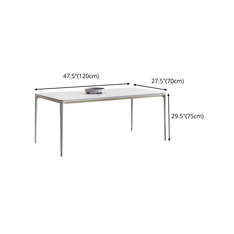 Designer Style 1/2/5/7 Pieces Dining Set Sintered Stone Dining Table with Leather Chairs Clearhalo 'Dining Room Sets' 'Dining Tables & Seating' 'dining_room_set' 'furn' 'furn_dining_room_set' 'Furniture' 'furniture_dining_room_set' 'Kitchen & Dining Furniture' 1200x1200_2740c570-2e02-420d-b771-f7c2a97fc798