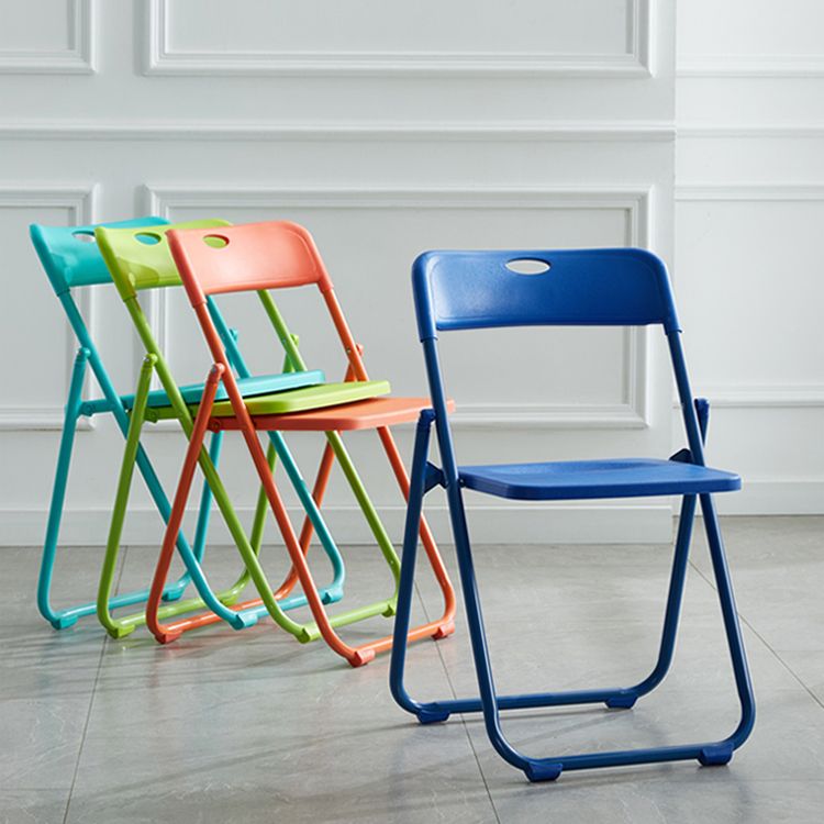 Modern Indoor-Outdoor Metal Chair Armless Open Back Folding Dining Side Chair Clearhalo ' kitchen&dining_furn' 'Dining Chairs' 'Dining Tables & Seating' 'dining_chair' 'furn' 'furn_dining_chair' 'Furniture' 'furniture_dining_chair' 'Kitchen & Dining Furniture' 'kitchen' 1200x1200_274278cc-4432-4a3f-bb8e-c956340c6bdc