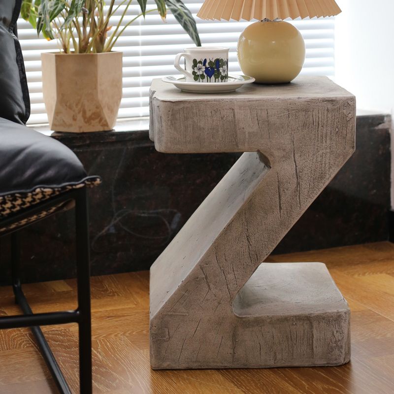 Concrete Free-Form End Table No Distressing Living Room Side Table Clearhalo 'Coffee & Accent Tables' 'End & Side Tables' 'end_side_tables' 'furn' 'furn_end_side_tables' 'Furniture' 'Living Room Furniture' 1200x1200_274458e0-60ca-4f1c-99e1-5e990edc5d5b
