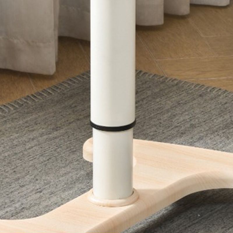 Rectangular Shaped Office Standing Desk Wood Folding in White/Brown Clearhalo 'furn' 'furn_office_desk' 'Furniture' 'Office Desks' 'Office Furniture' 'office_desk' 1200x1200_27454eb0-e6c6-4136-a6bd-9133f1bff1fa