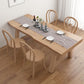Modern 1/2/4/5/6 Pieces Rectangle Dining Set Solid Wood Dining Table with Chairs Clearhalo 'Dining Room Sets' 'Dining Tables & Seating' 'dining_room_set' 'furn' 'furn_dining_room_set' 'Furniture' 'furniture_dining_room_set' 'Kitchen & Dining Furniture' 'kitchen&dining_furn' 'kitchen' 1200x1200_2746865c-b2c2-49d8-8496-3d01eb78d238