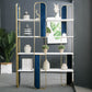 70.87"H Bookcase Glam Style Open Back Bookshelf for Study Room Home Office Clearhalo 'Bookcases' 'furn' 'furn_bookcases' 'Furniture' 'furniture_bookcases' 'kitchen' 'kitchen_bookcases' 'Living Room Furniture' 'Office Furniture' 1200x1200_274708ad-fda0-4387-b9f4-c6a55956b467