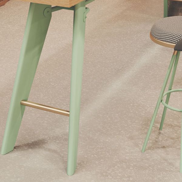 Tavolo da bar rettangolo glam tavolo da vino in legno massiccio con doppio piedistallo