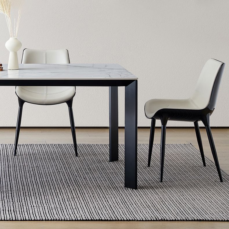 1/3/4/5/7 Pcs Metal Modern Dining Room Set with Rectangle Table and Chairs Dining Set Clearhalo 'Dining Room Sets' 'Dining Tables & Seating' 'dining_room_set' 'furn' 'furn_dining_room_set' 'Furniture' 'furniture_dining_room_set' 'Kitchen & Dining Furniture' 'kitchen&dining_furn' 'kitchen' 1200x1200_274b8da4-ec88-477f-8038-1885a5776ba3