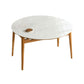 Stone Dining Table Round 4 Legs Dining Site Table, 51.18"x51.18"x29.9" Clearhalo 'Dining Tables & Seating' 'Dining Tables' 'dining_table' 'furn' 'furn_dining_table' 'Furniture' 'Kitchen & Dining Furniture' 1200x1200_274c49ff-a688-4b56-aef9-d5b9b296495e