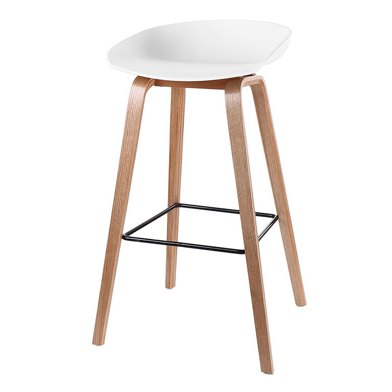 Contemporary Bucket Counter Bar Stool Armless Plastic Bar Stool with Footrest Clearhalo 'Bar Furniture' 'Bar Stools' 'bar_stools' 'furn' 'furn_bar_stools' 'furniture_bar_stools' 'Kitchen & Dining Furniture' 'kitchen&dining_furn' 'kitchen' 'kitchen_furn' Furniture' 1200x1200_2752d11c-d959-40bb-bcf6-27ba8bc721de