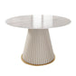Round Sintered Stone Dining Table Traditional Luxury Dining Table for Home Clearhalo ' dining_table' 'Dining Tables & Seating' 'Dining Tables' 'furn' 'furn_dining_table' 'Furniture' 'furniture_dining_table' 'Kitchen & Dining Furniture' 'kitchen&dining_furn' 'kitchen' 'kitchen_dining_table' 1200x1200_27535697-d490-4fdb-a95c-a353a91c91c6