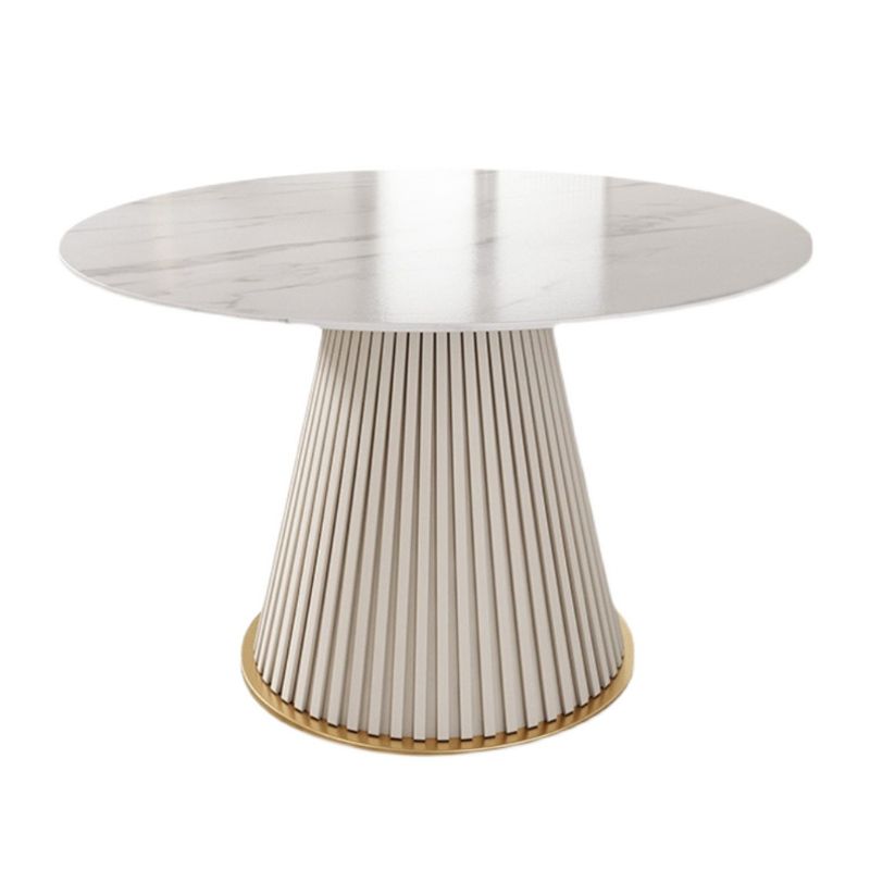 Round Sintered Stone Dining Table Traditional Luxury Dining Table for Home Clearhalo ' dining_table' 'Dining Tables & Seating' 'Dining Tables' 'furn' 'furn_dining_table' 'Furniture' 'furniture_dining_table' 'Kitchen & Dining Furniture' 'kitchen&dining_furn' 'kitchen' 'kitchen_dining_table' 1200x1200_27535697-d490-4fdb-a95c-a353a91c91c6