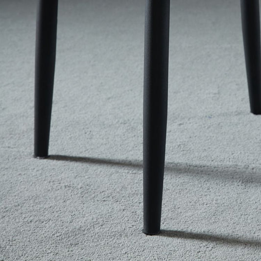 Leather Upholstered Armless Dining Chairs Home Side Chairs with Metal Legs Clearhalo ' kitchen&dining_furn' 'Dining Chairs' 'Dining Tables & Seating' 'dining_chair' 'furn' 'furn_dining_chair' 'Furniture' 'furniture_dining_chair' 'Kitchen & Dining Furniture' 'kitchen' 1200x1200_2754518f-1fbe-4692-9cfd-bed840a068e7