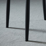 Leather Upholstered Armless Dining Chairs Home Side Chairs with Metal Legs Clearhalo ' kitchen&dining_furn' 'Dining Chairs' 'Dining Tables & Seating' 'dining_chair' 'furn' 'furn_dining_chair' 'Furniture' 'furniture_dining_chair' 'Kitchen & Dining Furniture' 'kitchen' 1200x1200_2754518f-1fbe-4692-9cfd-bed840a068e7