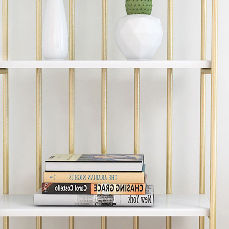 Glam Metal boekenplank geometrische plank boekenkast voor studieruimte 70.9 "H x 11.8" W