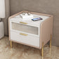 Wood Nightstand 16" Wide Bed Nightstand with Draewrs and Legs Clearhalo 'Bedroom Furniture' 'furn' 'furn_night_stand' 'Furniture' 'night_stand' 'Nightstands' 1200x1200_27584b16-d3bf-4e30-bee0-0ca3fcf46259