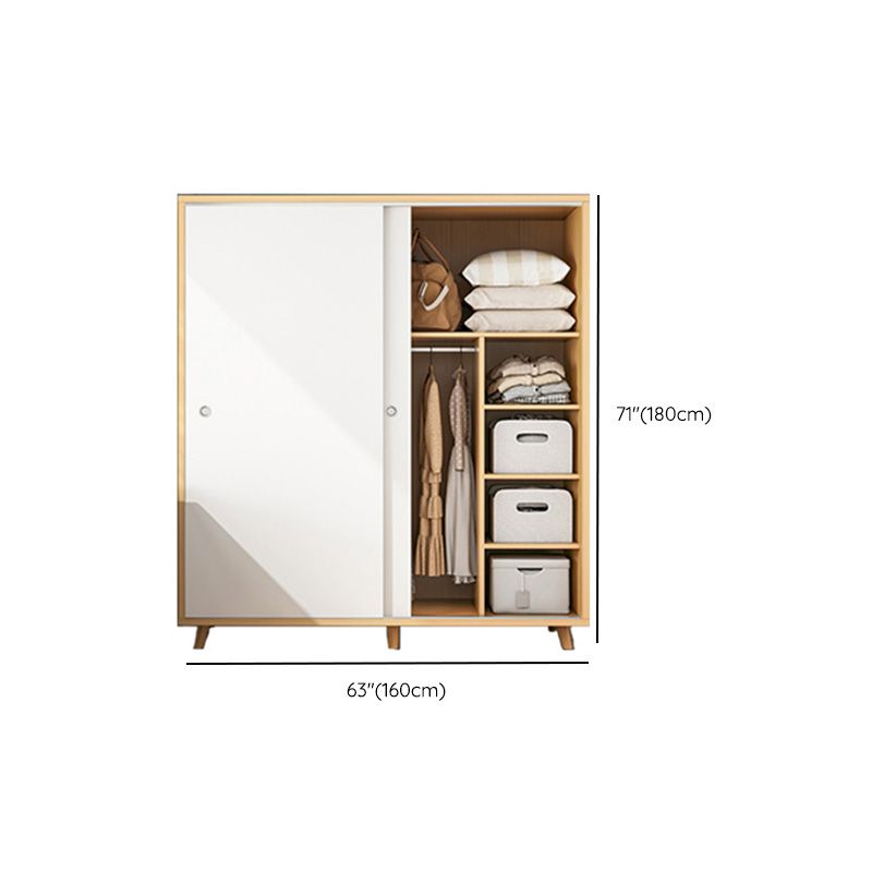 Armario rectangular Gabinete Moderno Minimalista Armario de madera Armario