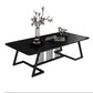 Rectangular Slate 1 Single Coffee Table 17.7-In High Frame Cocktail Table Clearhalo 'Coffee & Accent Tables' 'Coffee Tables' 'coffee_tables' 'furn' 'furn_coffee_tables' 'Furniture' 'Living Room Furniture' 1200x1200_275b0d3b-f61c-4c6e-8645-644e64e9c919