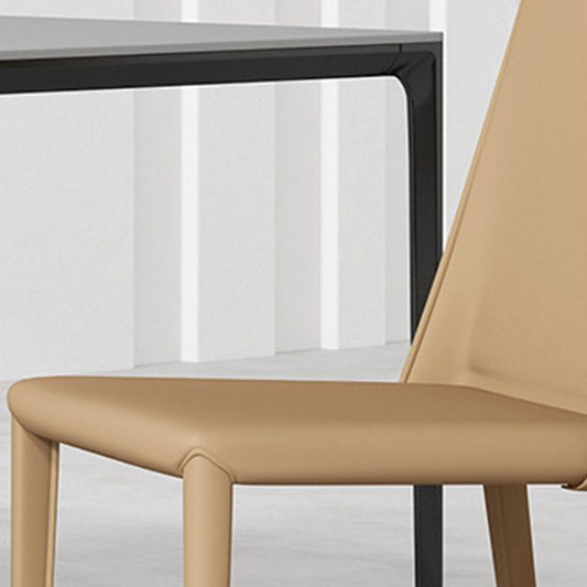 Modern Sintered Stone Top Dining Set Rectangle 1/2/3/5 Pieces Dining Table with Chairs Clearhalo 'Dining Room Sets' 'Dining Tables & Seating' 'dining_room_set' 'furn' 'furn_dining_room_set' 'Furniture' 'furniture_dining_room_set' 'Kitchen & Dining Furniture' 1200x1200_275d7428-a054-4b62-9a8a-5e5df9c9b7ce